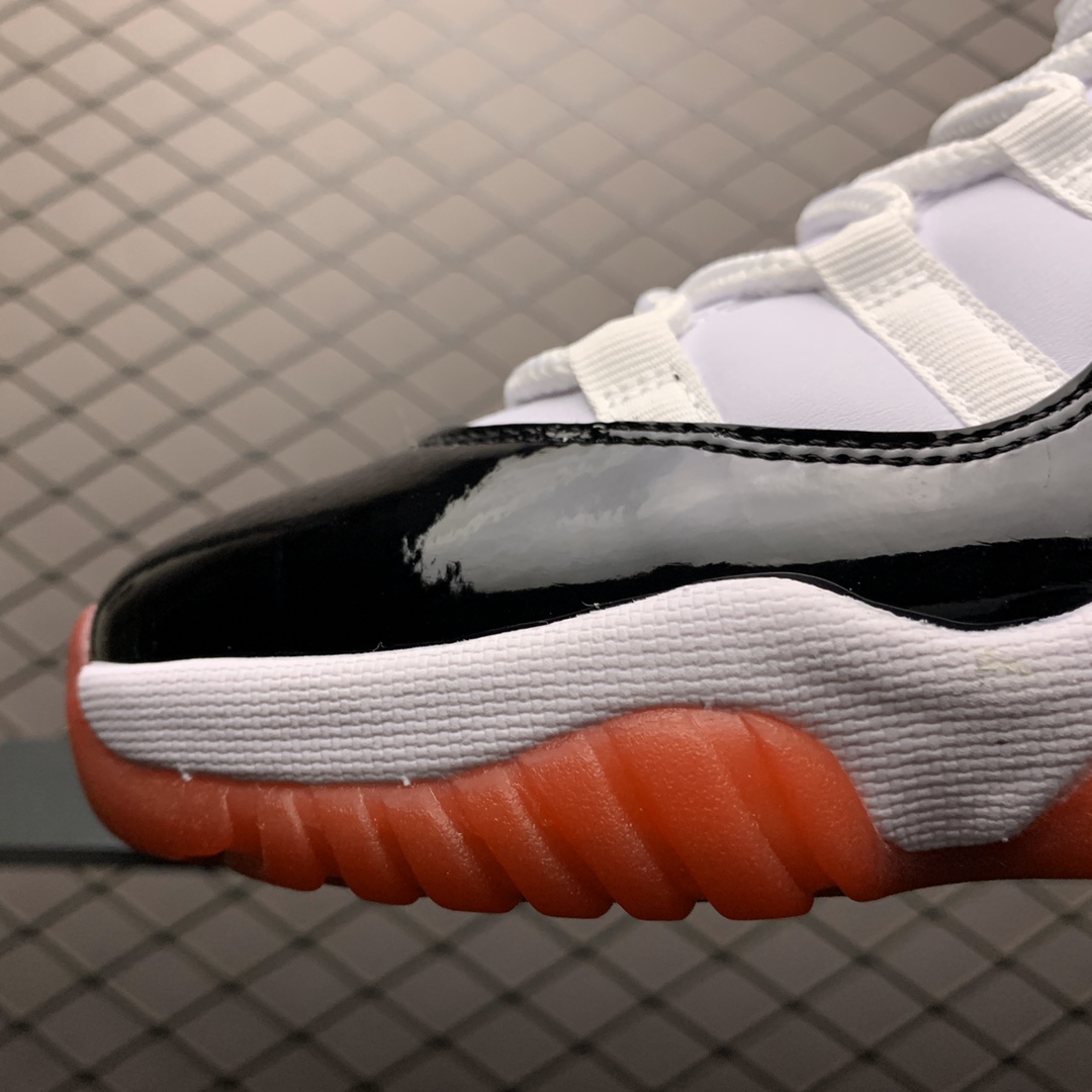 420 纯原版本 Air Jordan 11 Retro Low ” Concord Bred ” AJ11乔11康扣黑红低帮 男子文化篮球鞋AV2187-160