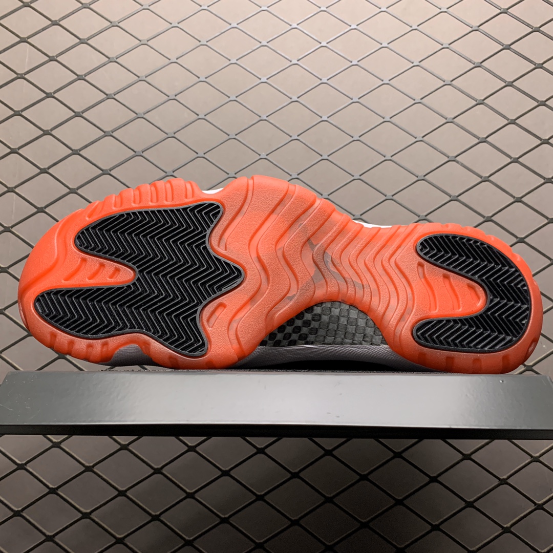 420 纯原版本 Air Jordan 11 Retro Low ” Concord Bred ” AJ11乔11康扣黑红低帮 男子文化篮球鞋AV2187-160