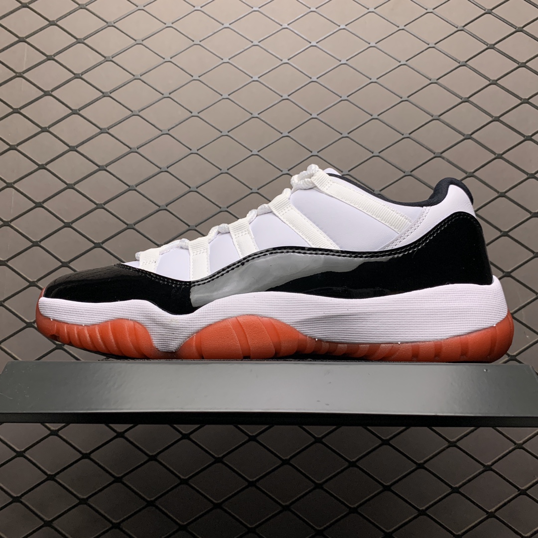 420 纯原版本 Air Jordan 11 Retro Low ” Concord Bred ” AJ11乔11康扣黑红低帮 男子文化篮球鞋AV2187-160