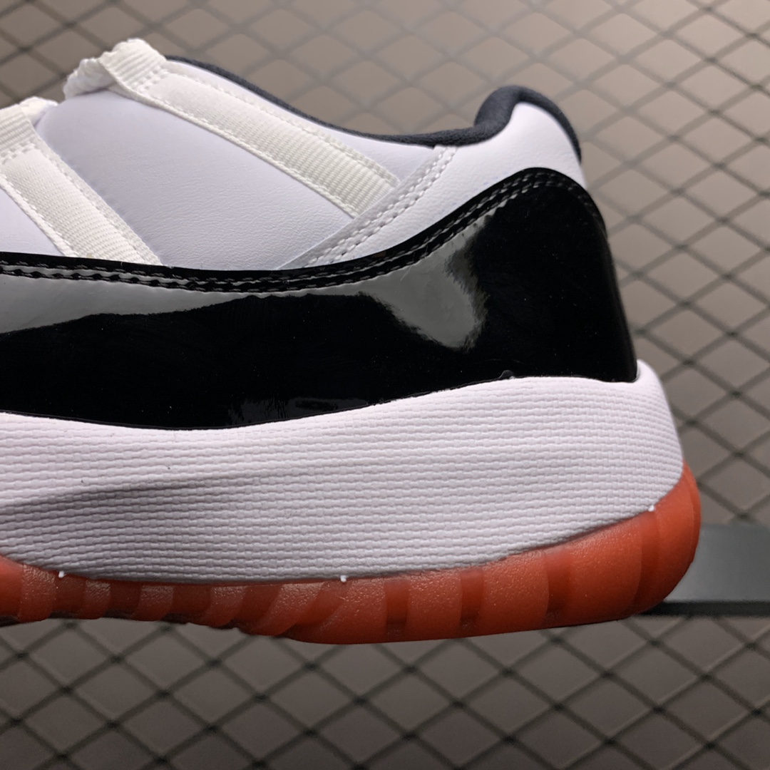 420 纯原版本 Air Jordan 11 Retro Low ” Concord Bred ” AJ11乔11康扣黑红低帮 男子文化篮球鞋AV2187-160
