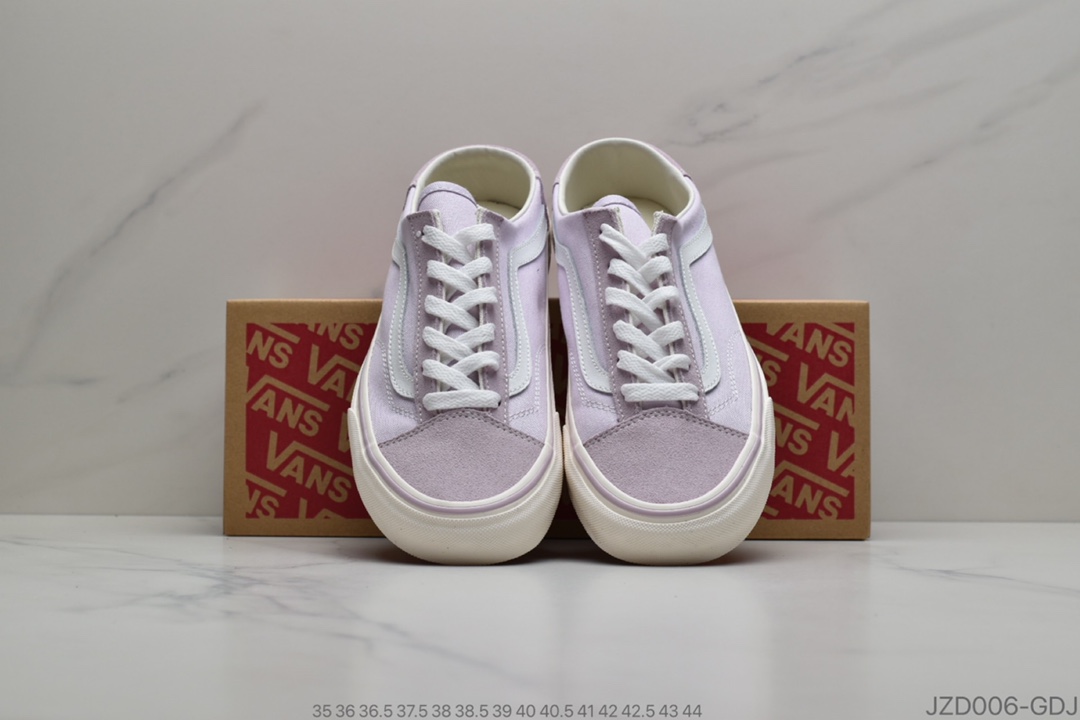 140 公司级万斯Vans Old Skool 香芋紫半拖一脚蹬 官方热销款式 夏日必备 经典百搭