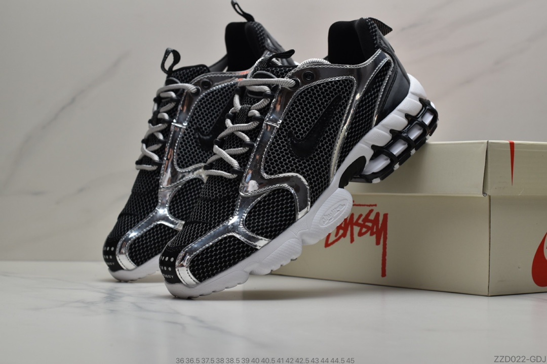 250 公司级美国元祖头街潮牌Stussy斯图西 x Nike Air Zoom Spiridon Caged 2斯皮里牢东笼2代 “乌金闪银” 货号CU1854- 001-莆田鞋,莆田鞋货源,高仿鞋,高仿鞋货源,安福档口,莆田高仿鞋,莆田鞋批发,高仿鞋批发,莆田高仿运动鞋,高仿运动鞋,莆田运动鞋 250 公司级美国元祖头街潮牌Stussy斯图西 x Nike Air Zoom Spiridon Caged 2斯皮里牢东笼2代 “乌金闪银” 货号CU1854- 001