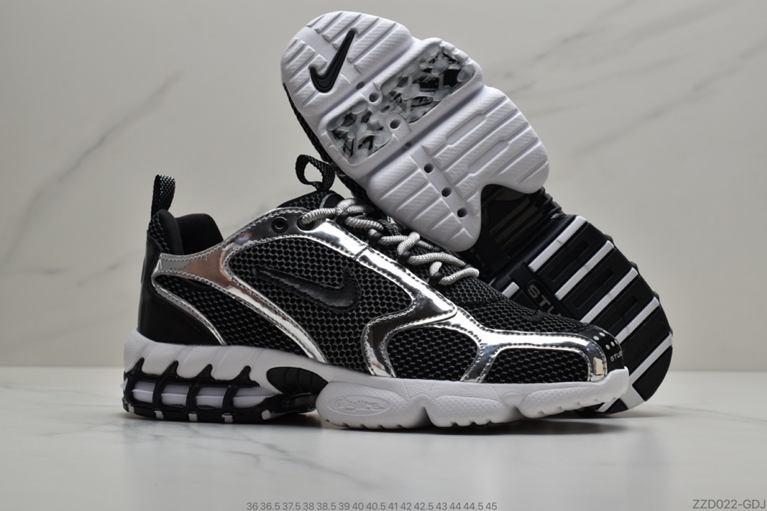 250 公司级美国元祖头街潮牌Stussy斯图西 x Nike Air Zoom Spiridon Caged 2斯皮里牢东笼2代 “乌金闪银” 货号CU1854- 001-莆田鞋,莆田鞋货源,高仿鞋,高仿鞋货源,安福档口,莆田高仿鞋,莆田鞋批发,高仿鞋批发,莆田高仿运动鞋,高仿运动鞋,莆田运动鞋 250 公司级美国元祖头街潮牌Stussy斯图西 x Nike Air Zoom Spiridon Caged 2斯皮里牢东笼2代 “乌金闪银” 货号CU1854- 001