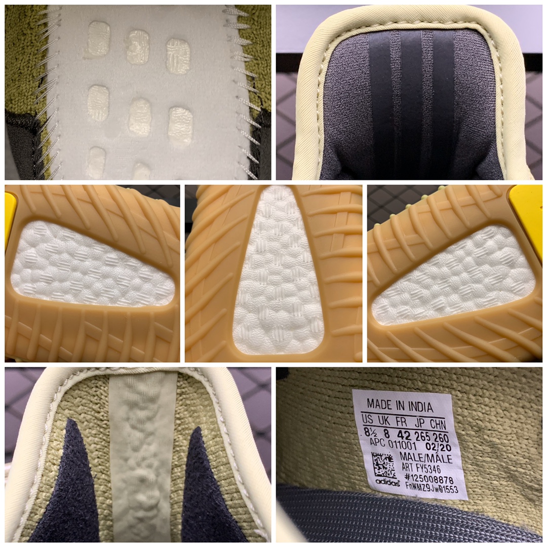 Pure cost Adidas Yeezy 350V2 Kanye Yeezy 350 new colorway "Sulfur 8