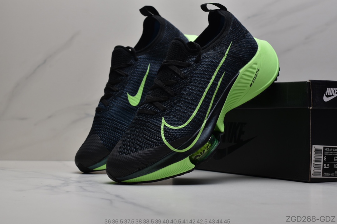 290 公司级NIKE AIR ZOOM TEMPO NEHT%  马拉松气垫轻量超跑竞速运动慢跑鞋货号：CZ1514-400