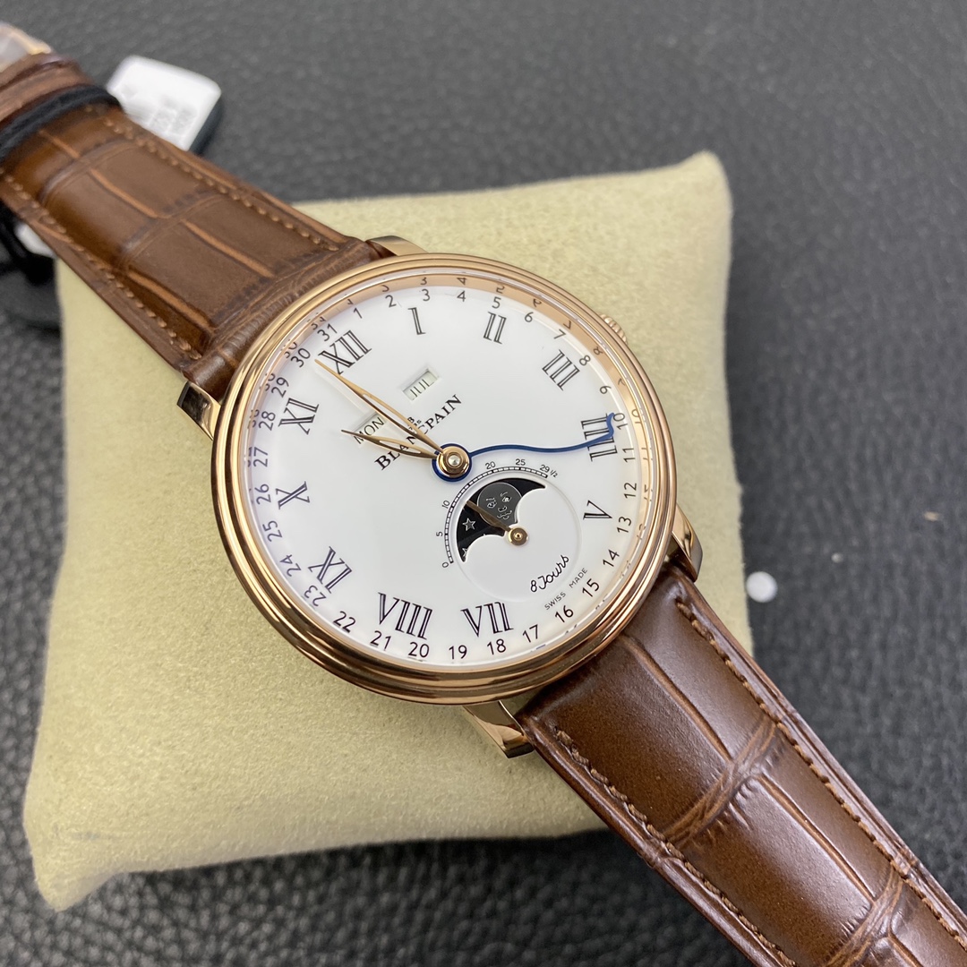 [Blancpain Watches]OM factory Blancpain villeret classic series 6639 moon phas