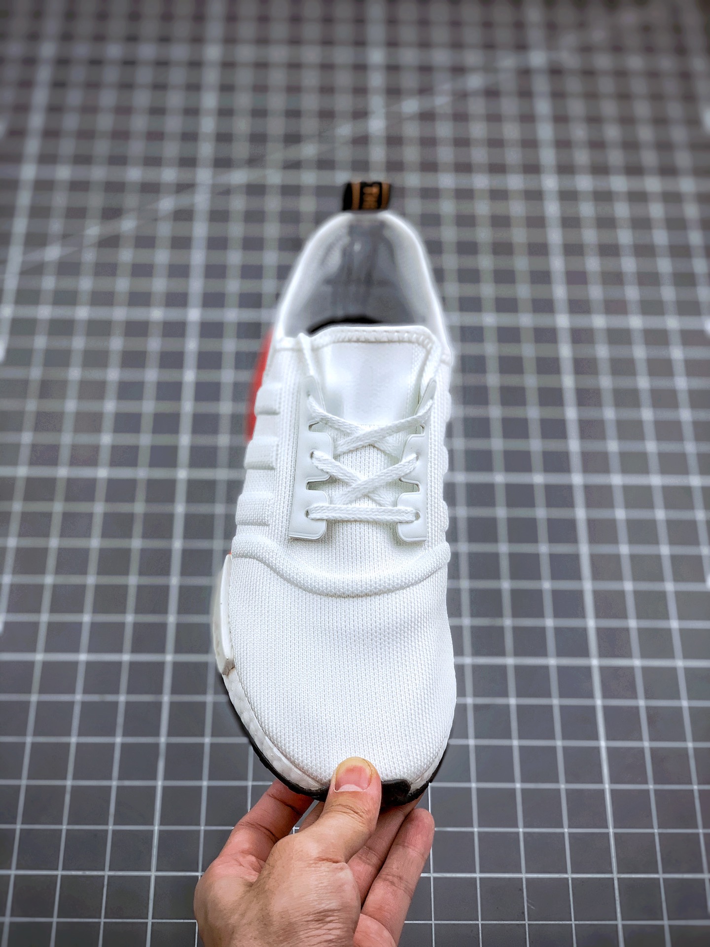 210 Adidas NMD _R1 白橙贾卡 虎扑版本 专柜同步上架
