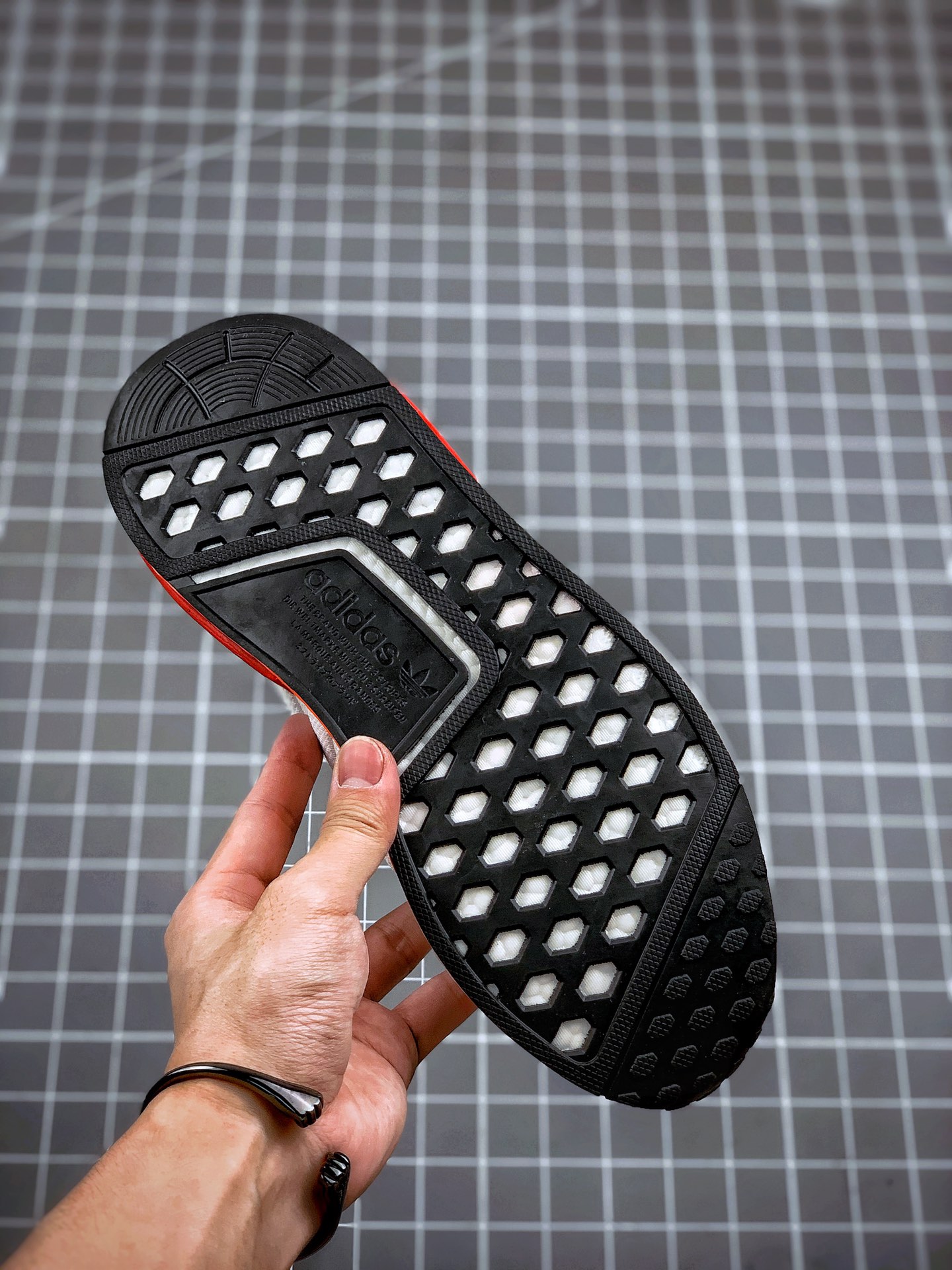 210 Adidas NMD _R1 白橙贾卡 虎扑版本 专柜同步上架