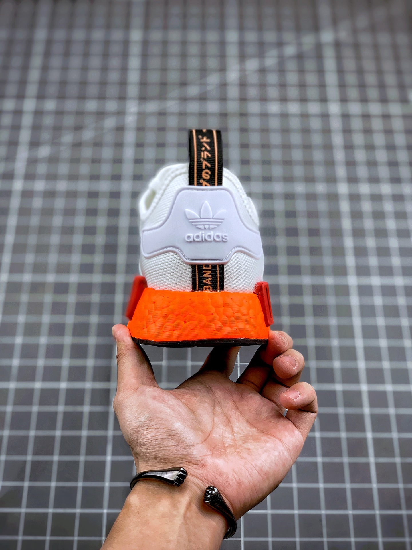 210 Adidas NMD _R1 白橙贾卡 虎扑版本 专柜同步上架