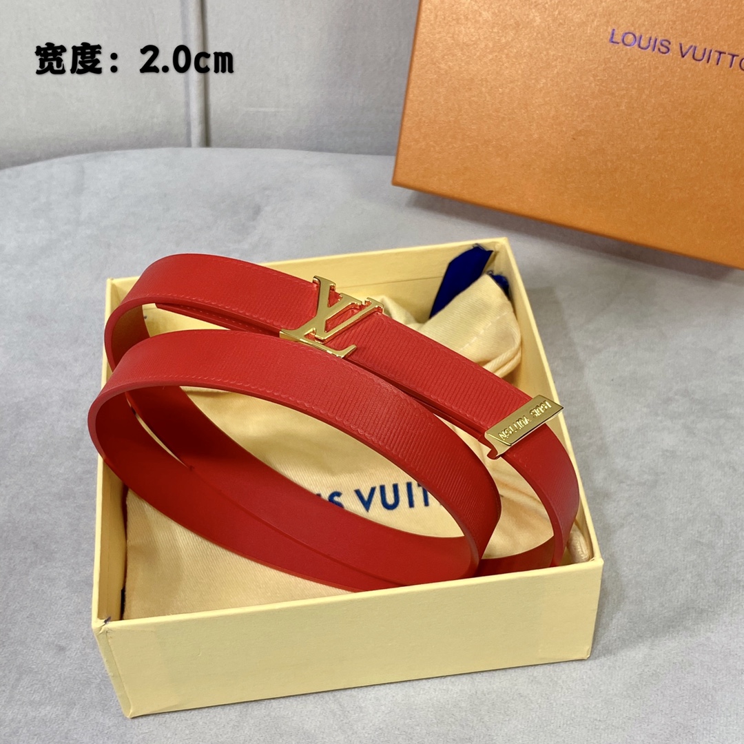 Louis Vuitton Belts Gold Women