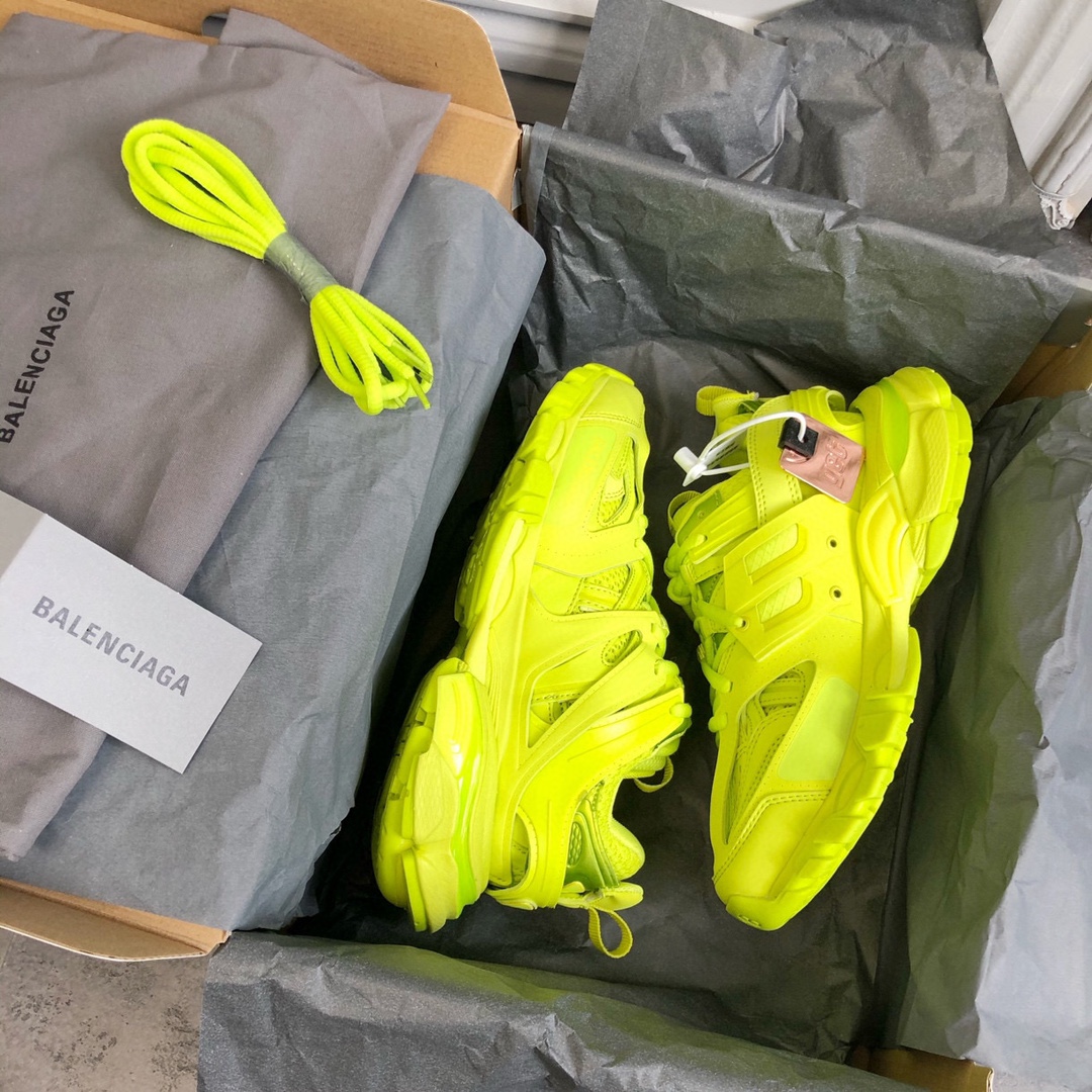 Balenciaga amarillo · Balenciaga 2020ss nuevo color Track 3.0 zapatos para papá de tercera generación, zapatos deportiv…