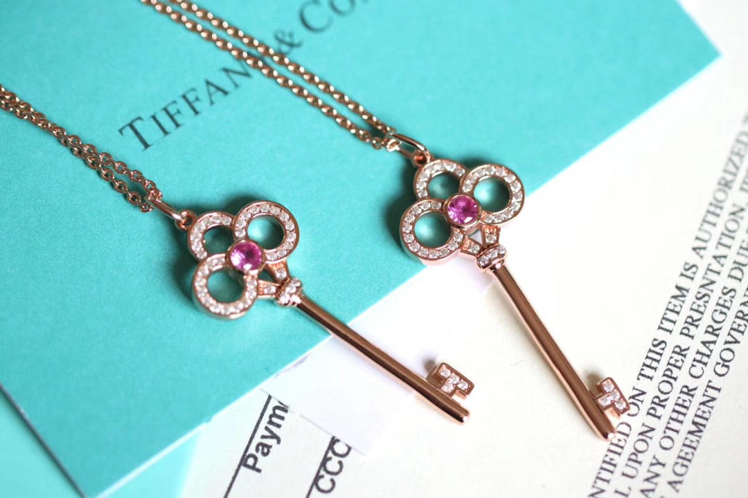 Tiffany & Co. Tiffany keys系列 520全球限量款 钥匙项链