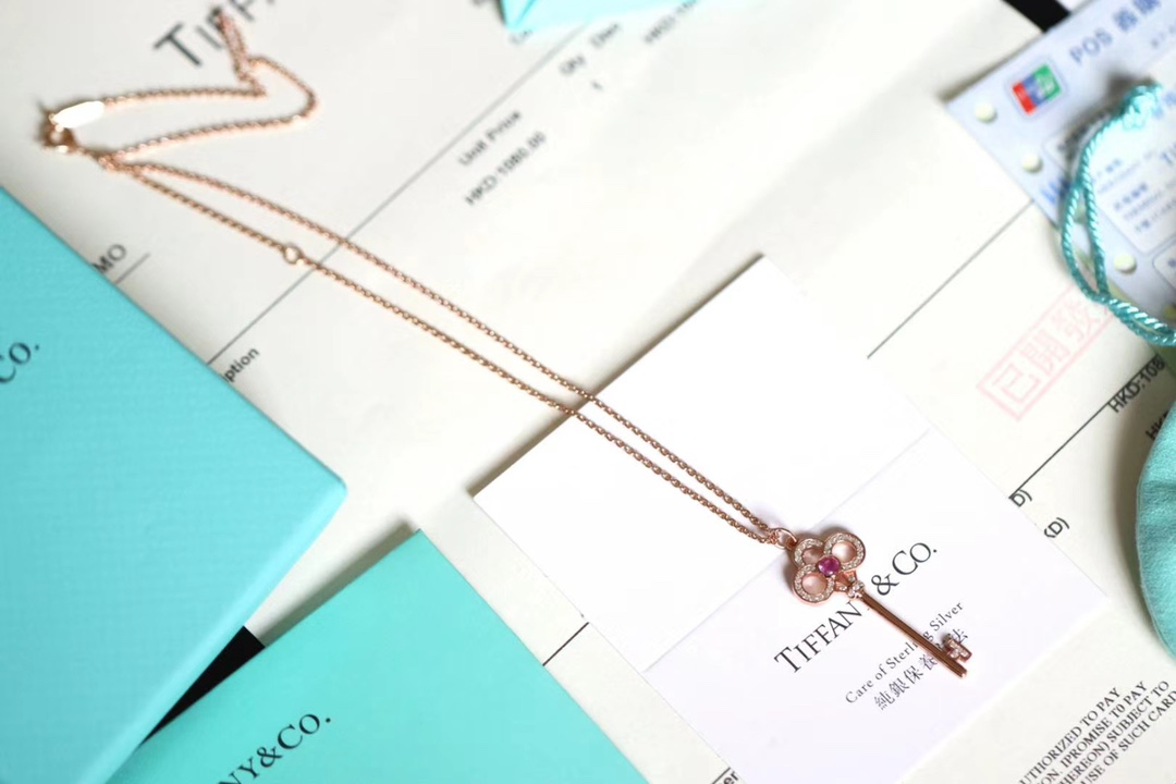 Tiffany & Co. Tiffany keys系列 520全球限量款 钥匙项链