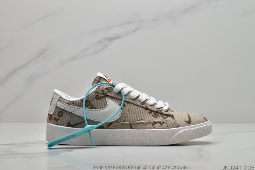 160 Nike Blazer Mid x Levi's Strauss 开拓者李维斯特牛仔 低帮百搭休闲运动板鞋 货号 KB6806-003
