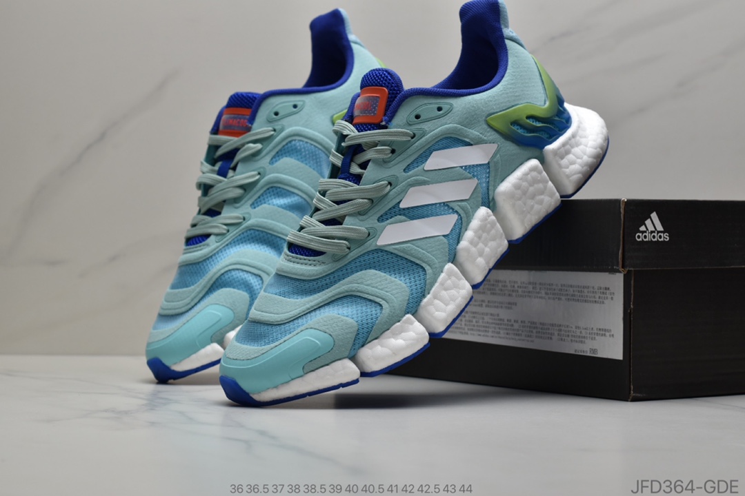 170 公司级 阿迪达斯adidas Climacool 清风跑鞋凭借全方位透气设计货号:FX7842
