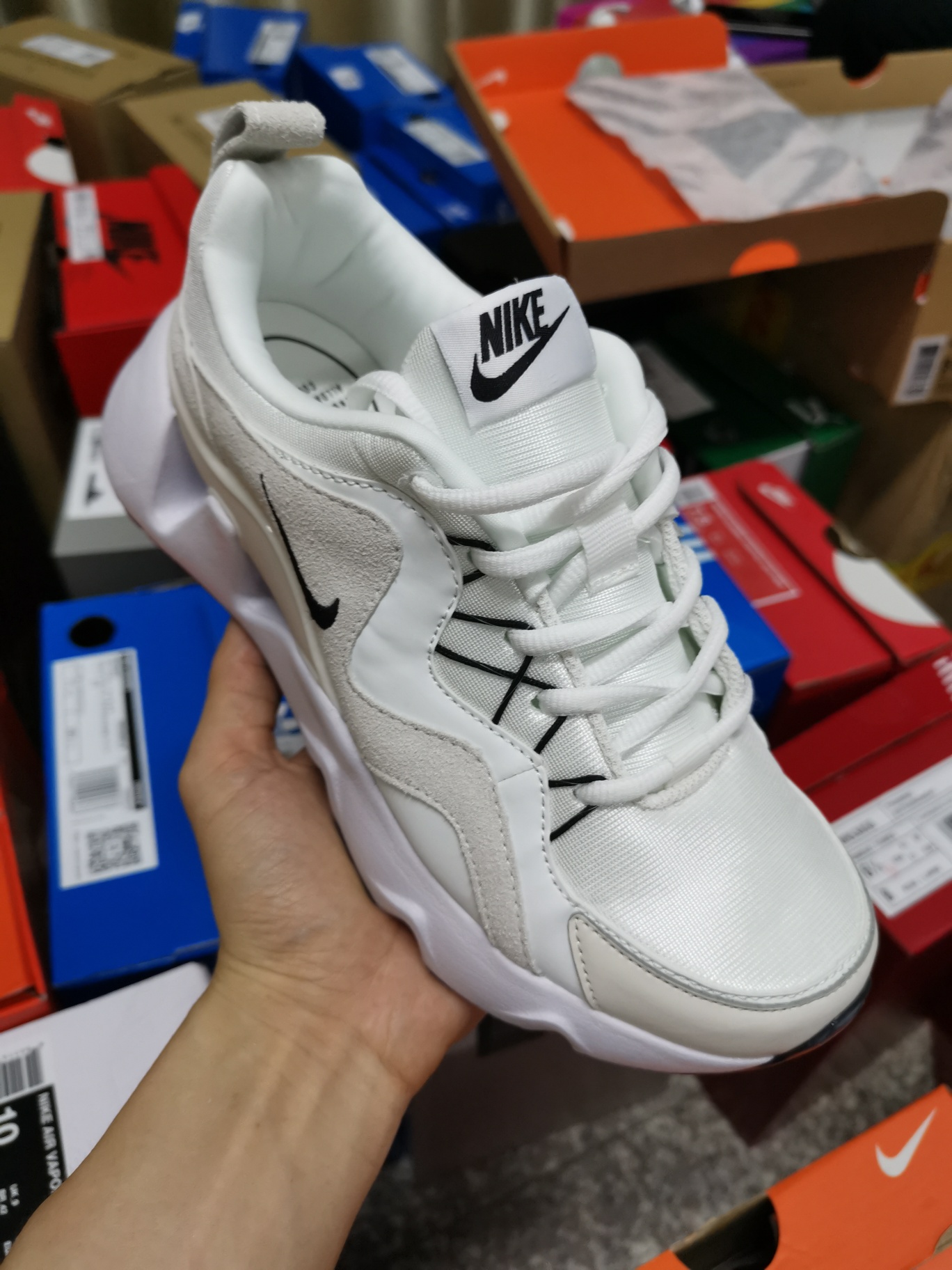 250 耐克 nike ryz 365 男女新款增高鞋运动休闲生活跑鞋 bq4153-100