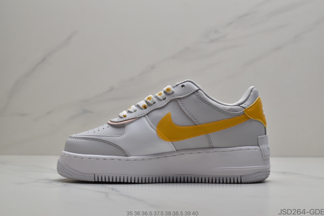 200 公司级Nike Air Force 1 Shadow 解构系列空军一号低帮运动休闲板鞋 货号 CQ9503-001