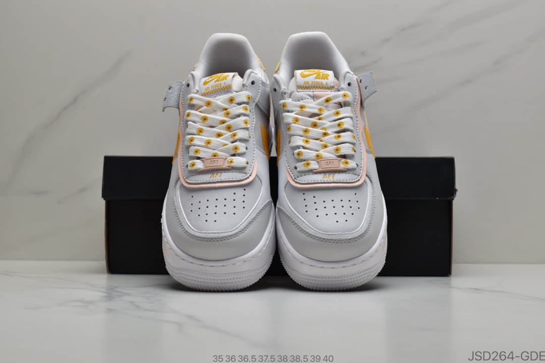 200 公司级Nike Air Force 1 Shadow 解构系列空军一号低帮运动休闲板鞋 货号 CQ9503-001
