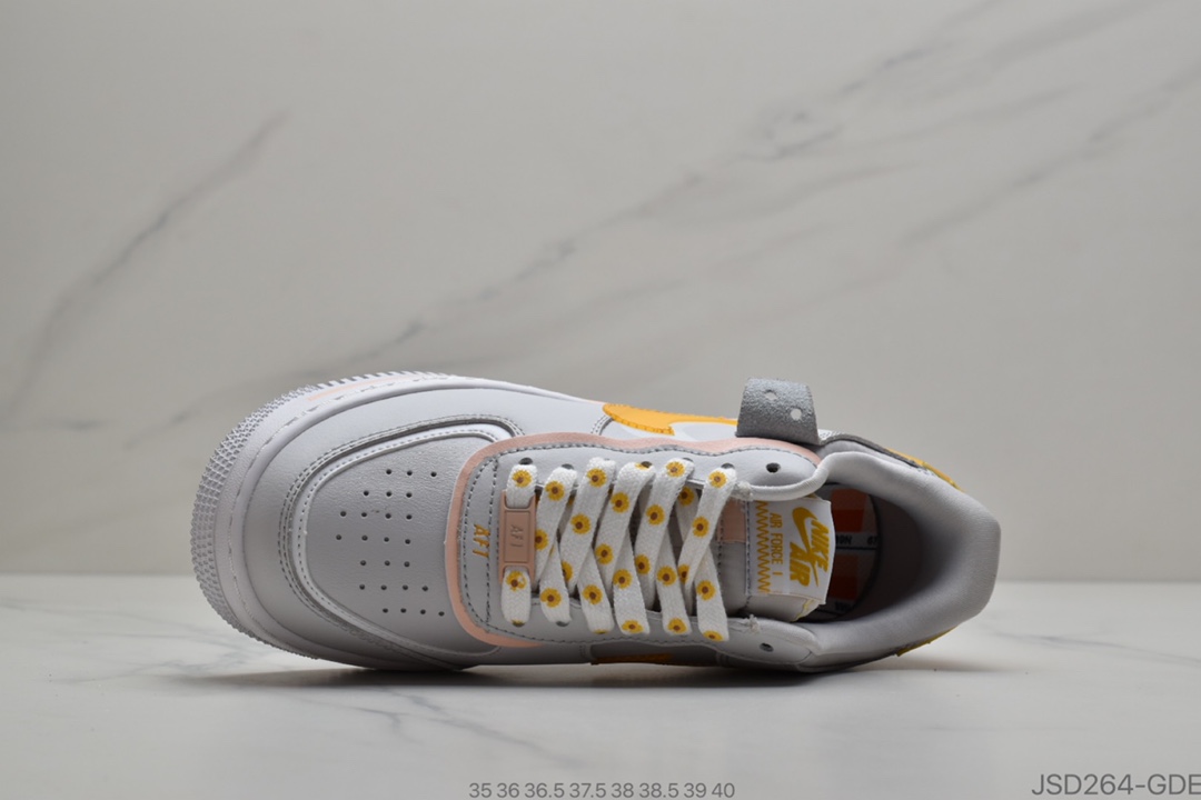 200 公司级Nike Air Force 1 Shadow 解构系列空军一号低帮运动休闲板鞋 货号 CQ9503-001
