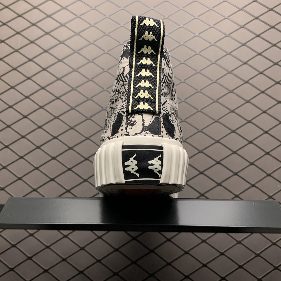 180 Kappa 卡帕 蜡笔小新 联名款高帮帆布休闲板鞋