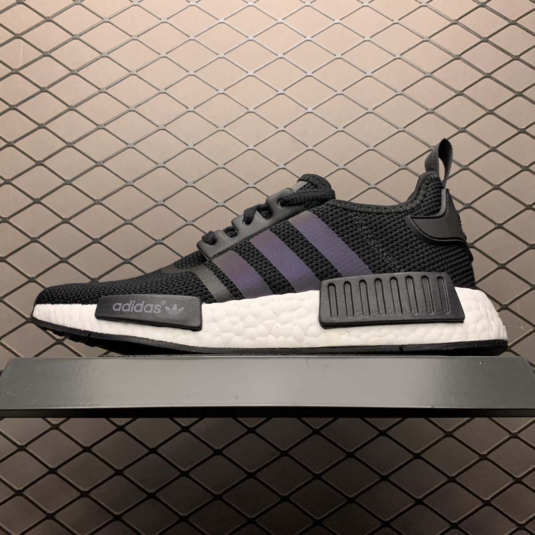 210 Adidas 阿迪达斯 NMD Boost 爆米花超弹中底 FV8152 针织网面休闲跑步鞋