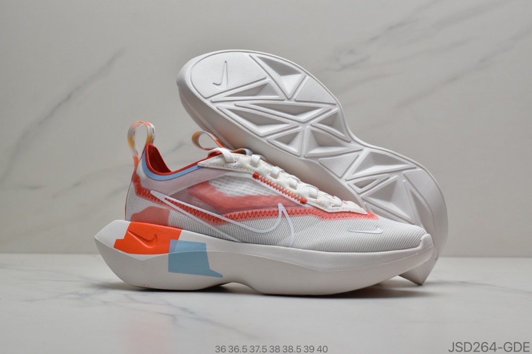 200 小红书爆款来袭2020ss全新耐克NIKE Wmns Vista Lite“white/Orango”维斯塔轻量化蝉翼系列老爹风增高厚底女子休闲运动鞋CJ1649-001-100