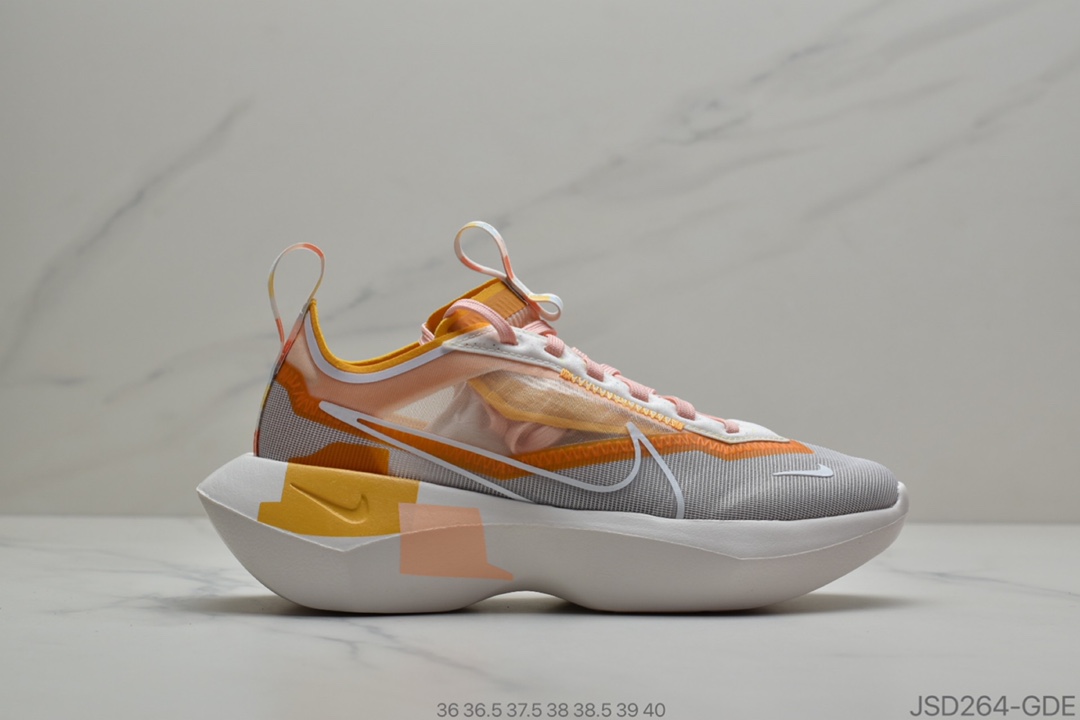 200 小红书爆款来袭2020ss全新耐克NIKE Wmns Vista Lite“white/Orango”维斯塔轻量化蝉翼系列老爹风增高厚底女子休闲运动鞋CJ1649-001-100