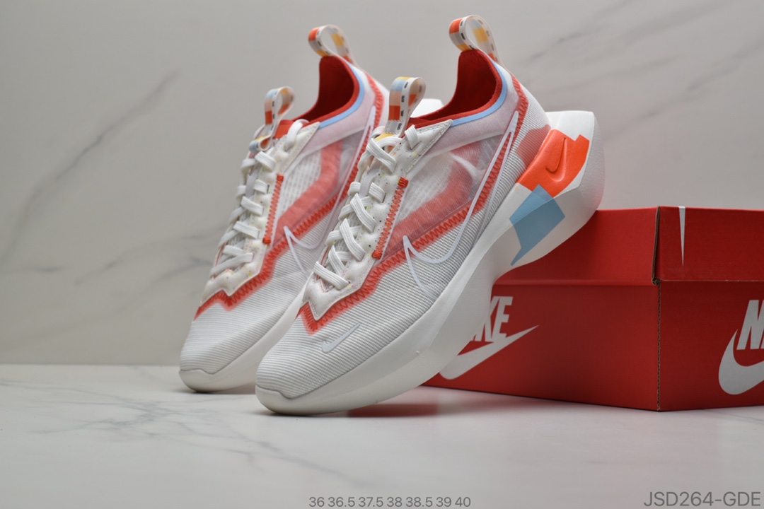 200 小红书爆款来袭2020ss全新耐克NIKE Wmns Vista Lite“white/Orango”维斯塔轻量化蝉翼系列老爹风增高厚底女子休闲运动鞋CJ1649-001-100