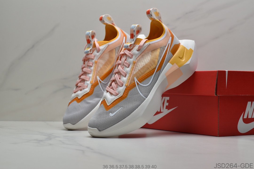 200 小红书爆款来袭2020ss全新耐克NIKE Wmns Vista Lite“white/Orango”维斯塔轻量化蝉翼系列老爹风增高厚底女子休闲运动鞋CJ1649-001-100