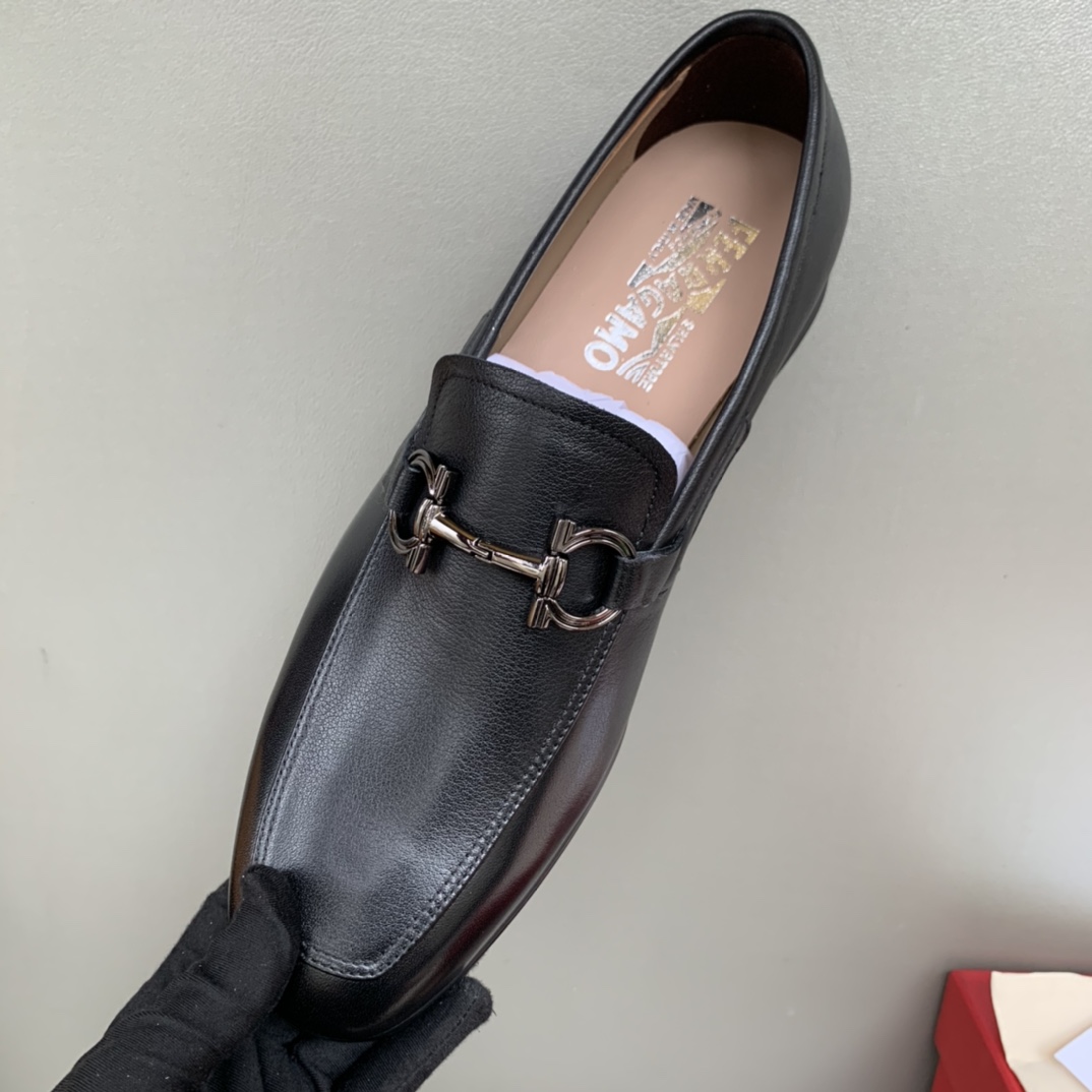 菲拉格慕 Ferragamo 经典高奢皮鞋鞋履高跟鞋 #A3EC8664 6