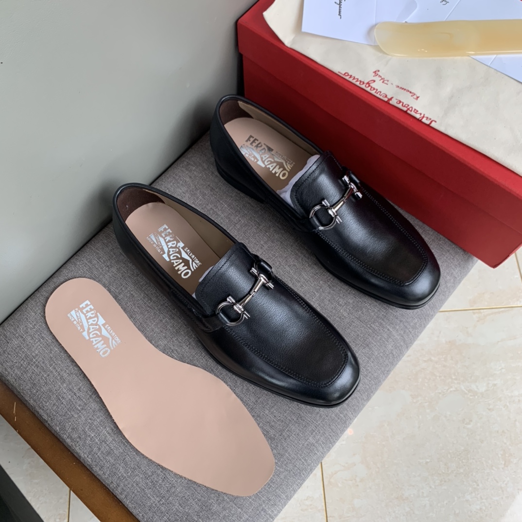 菲拉格慕 Ferragamo 经典高奢皮鞋鞋履高跟鞋 #A3EC8664 2