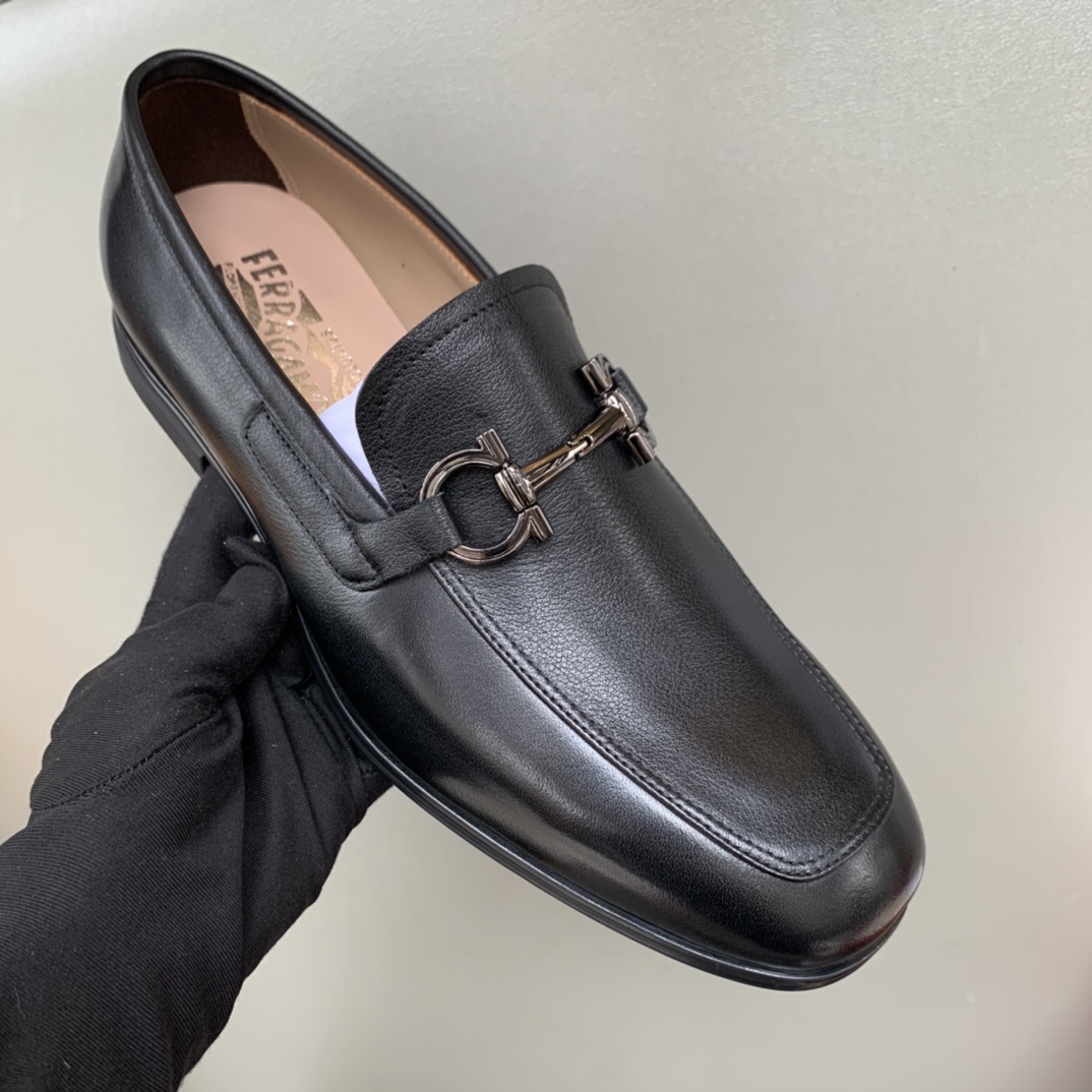 菲拉格慕 Ferragamo 经典高奢皮鞋鞋履高跟鞋 #A3EC8664 5