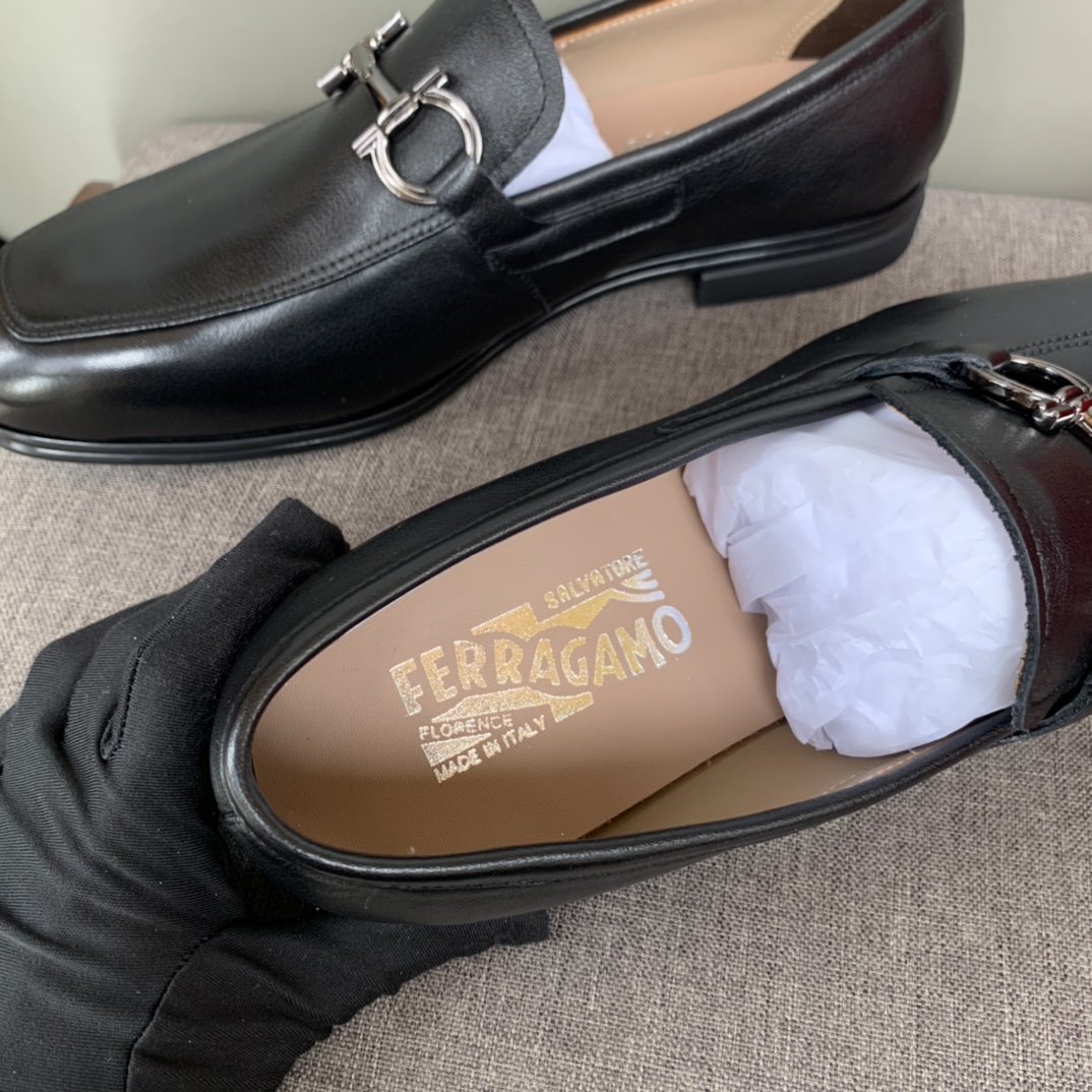 菲拉格慕 Ferragamo 经典高奢皮鞋鞋履高跟鞋 #A3EC8664 7