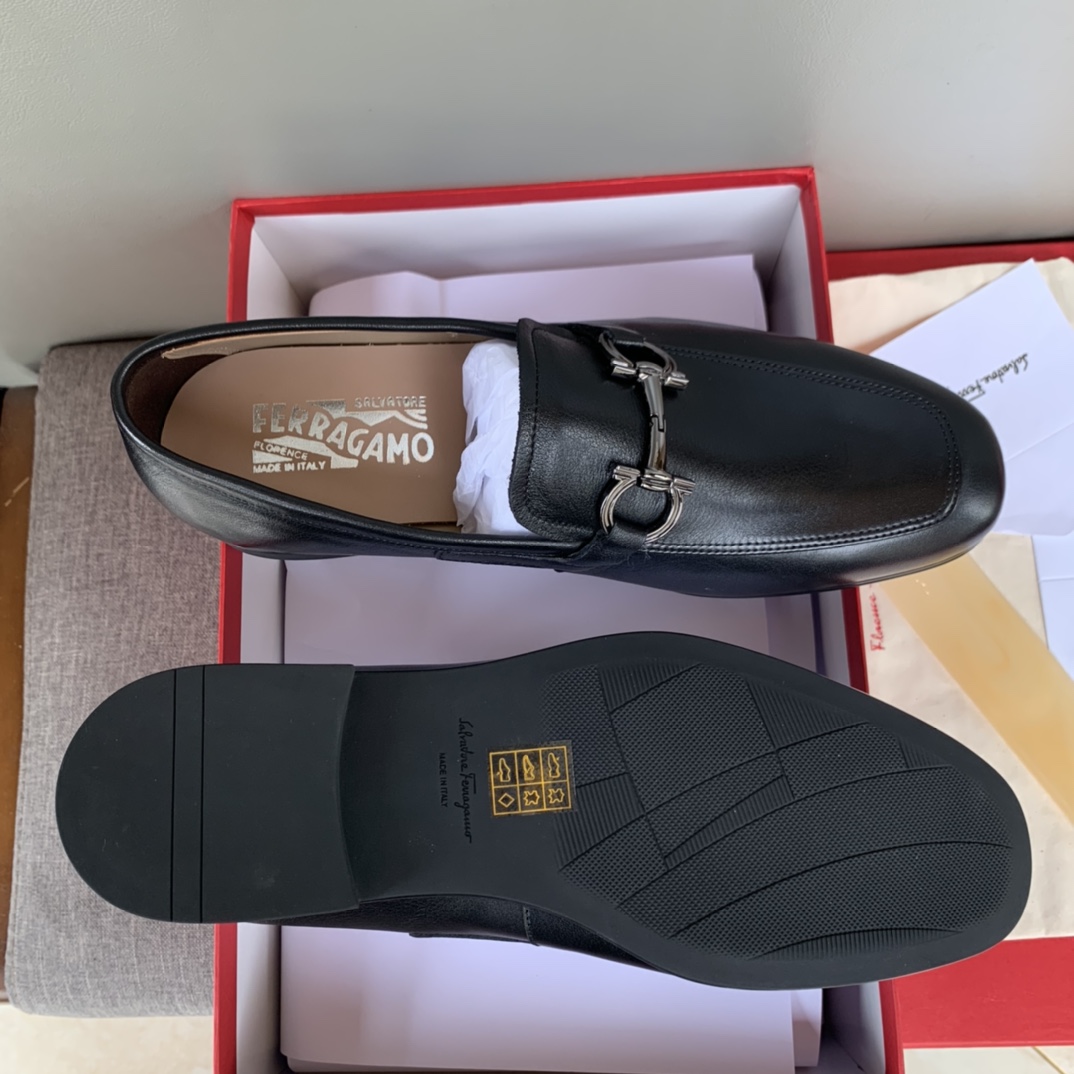 菲拉格慕 Ferragamo 经典高奢皮鞋鞋履高跟鞋 #A3EC8664 9