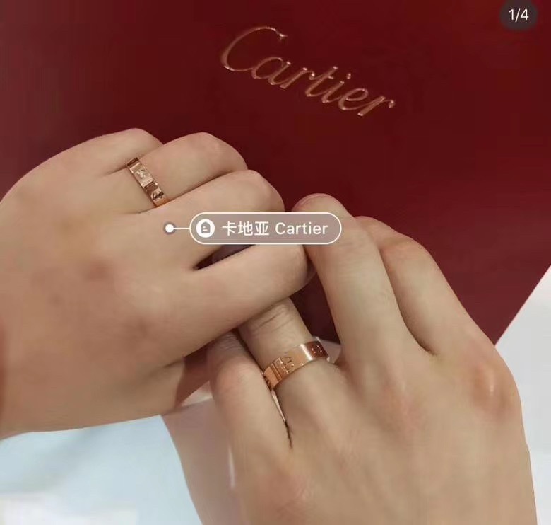 Cartier 卡地亚戒指 上手效果参考