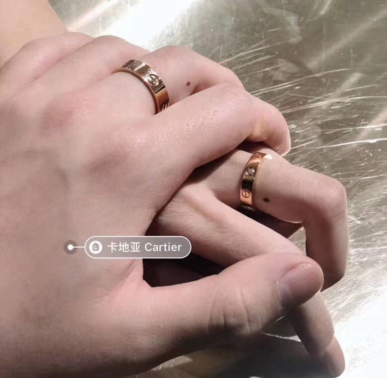 Cartier 卡地亚戒指 上手效果参考
