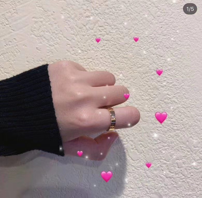 Cartier 卡地亚戒指 上手效果参考