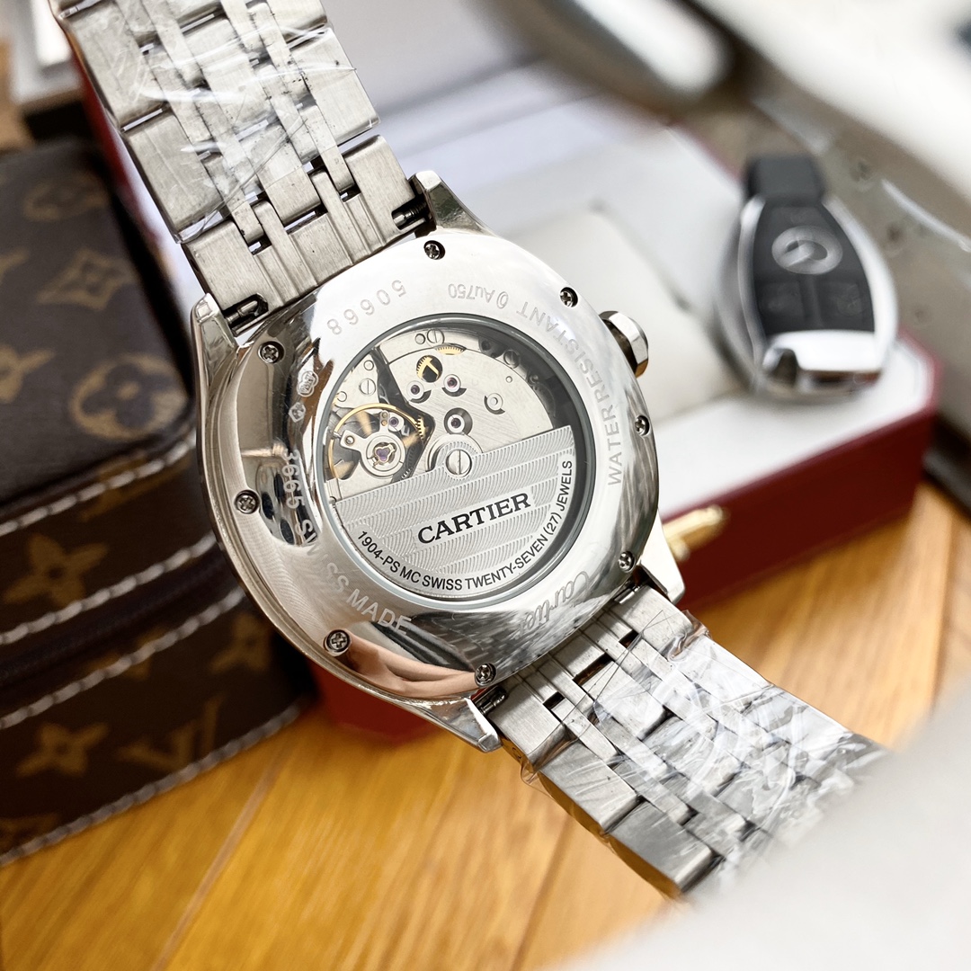 卡地亚-Cartler 男士全自動機械腕表 316精鋼製