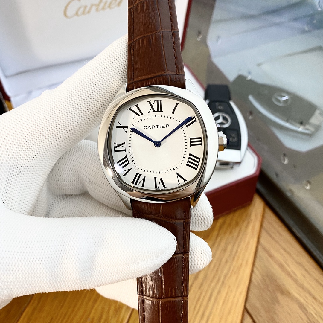 Cartler 男性用自動機械腕時計 316精鋼製 42mm