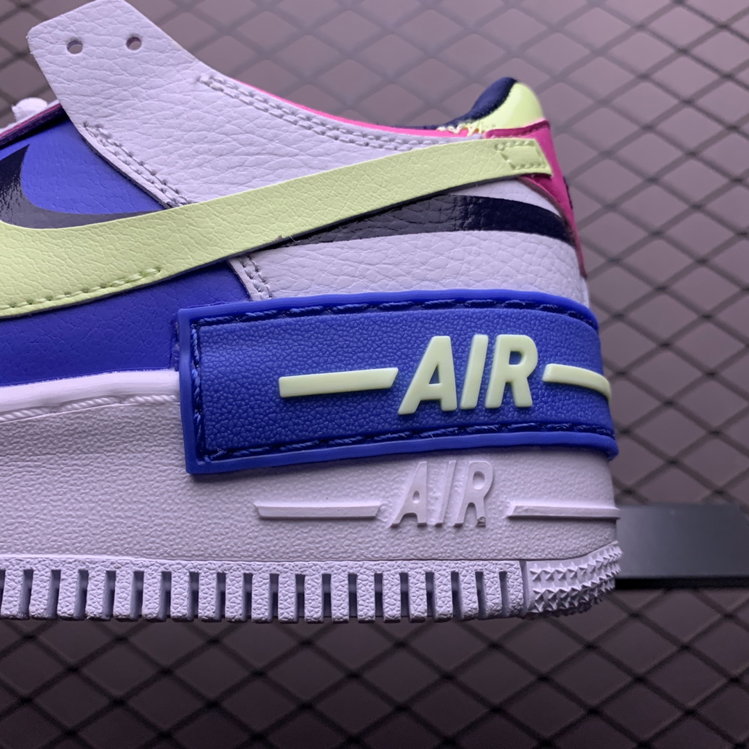 240 Nike Air Force 1 Shadow 解构系列空军一号低帮运动休闲板鞋 CJ1641-100