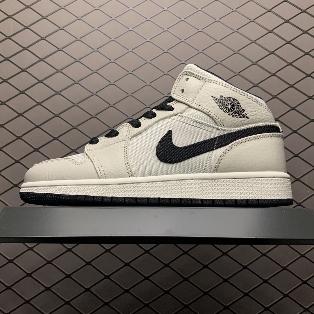 240 Air Jordan 1 Mid AJ1乔1中帮中性文化篮球鞋 852542-002