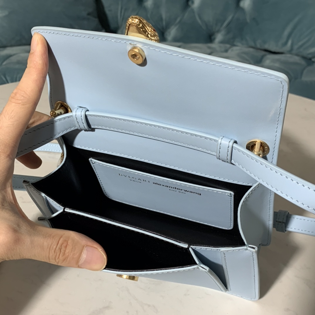 Alexander Wang X BVLGARI合作限量款意大利小牛皮手提包288737