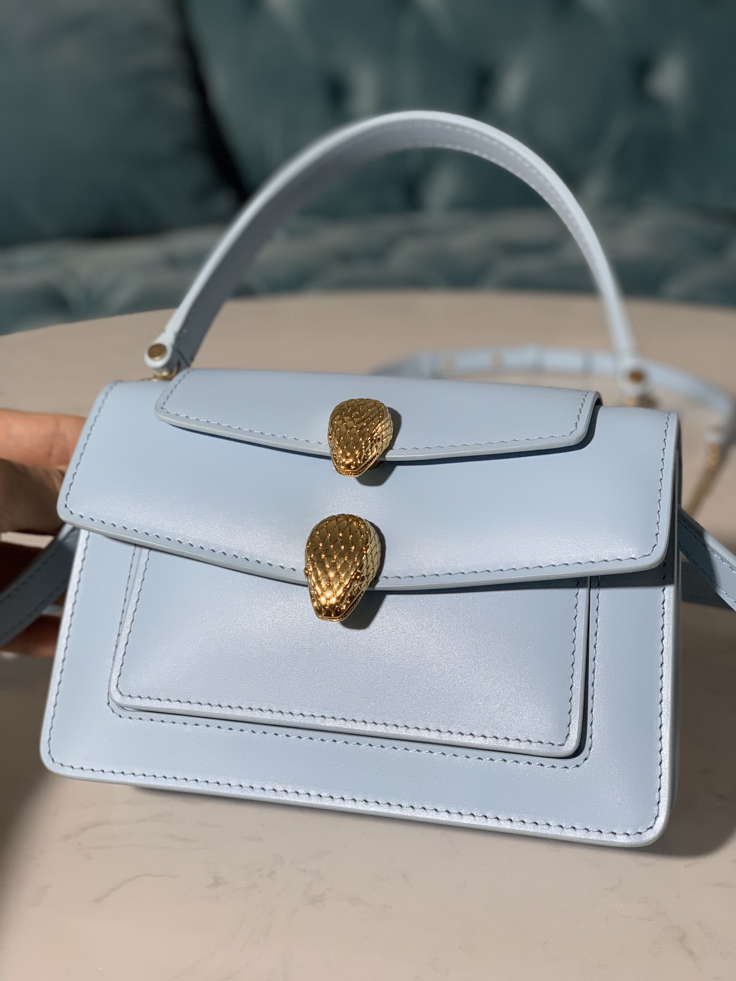 Alexander Wang X BVLGARI合作限量款意大利小牛皮手提包288737