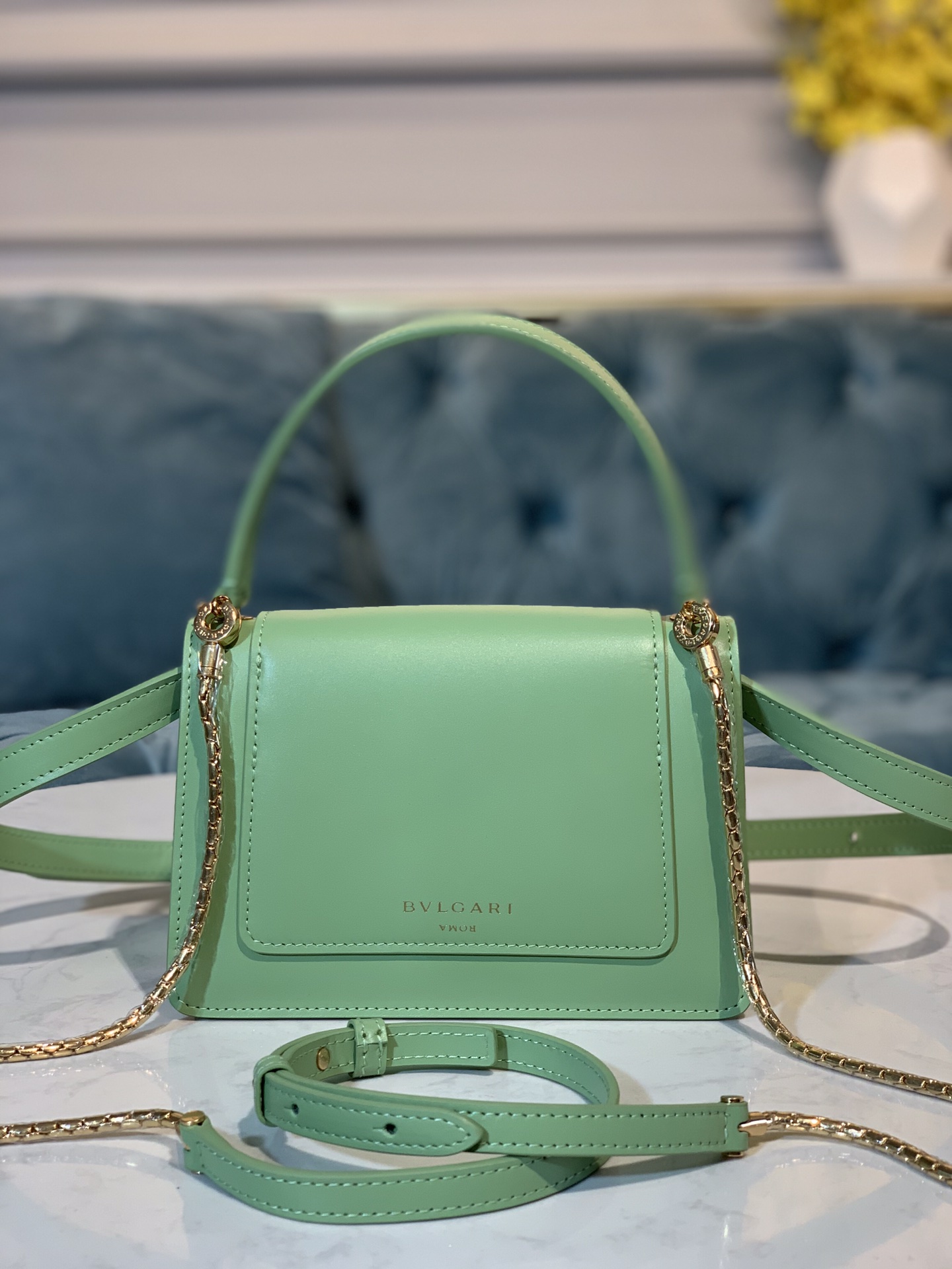 Alexander Wang X BVLGARI合作限量款意大利小牛皮手提包288737