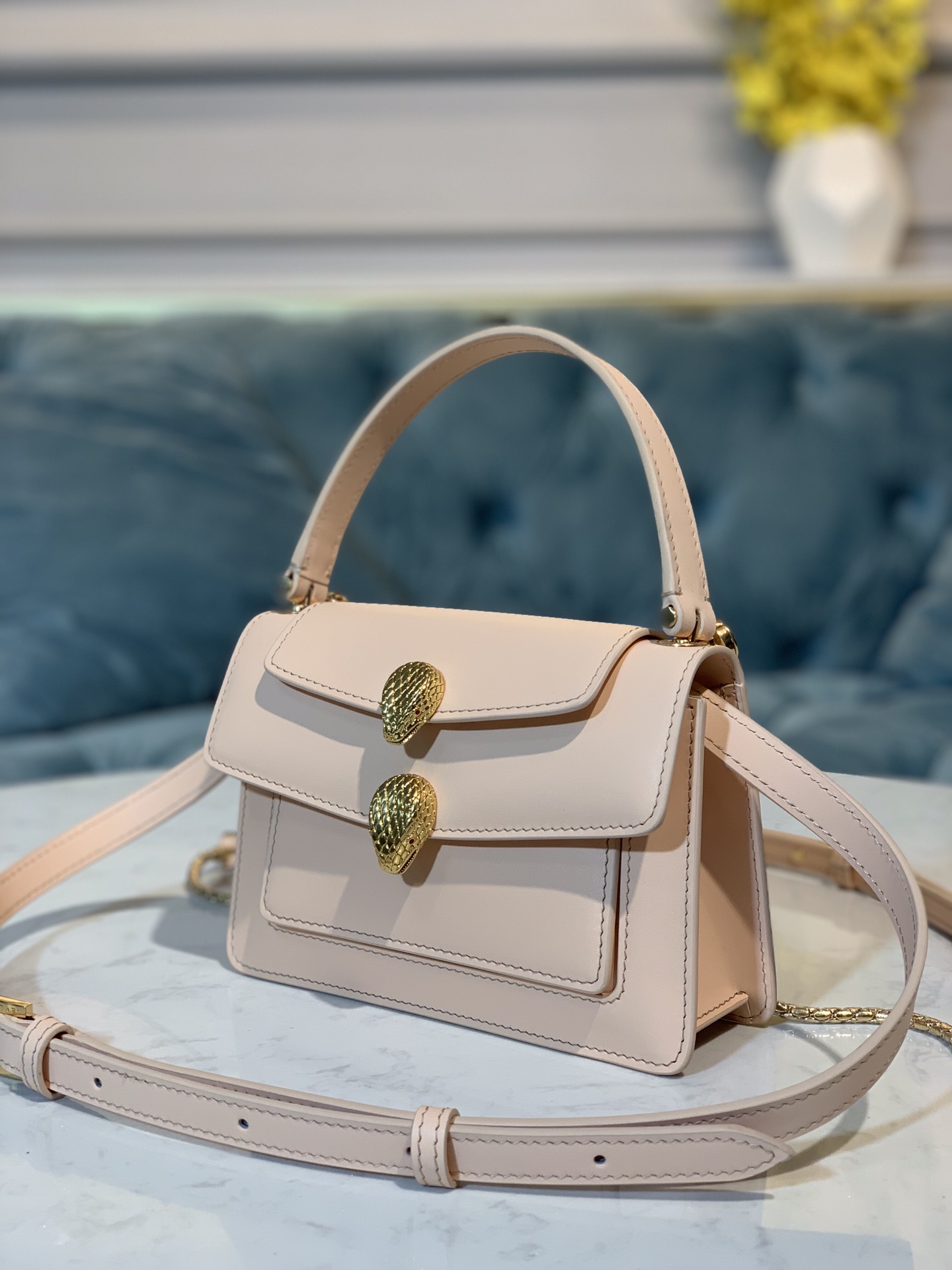 Alexander Wang X BVLGARI合作限量款意大利小牛皮手提包288737