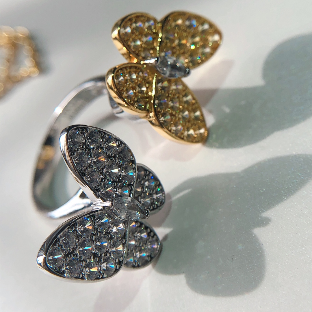 NO:102834,v c a yellow butterfly elf suit, Vac necklace VcA ring, necklace, ring19860909v c a 黄蝴蝶精灵套装,Vac项链VcA戒指,necklace,ring,Jewelry