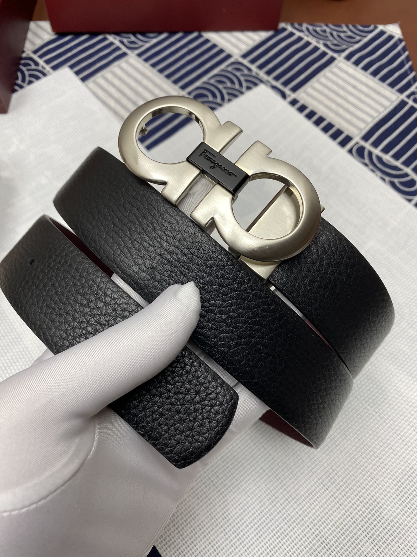 [Ferragamo Belts]Ferragamo: Original single-sided and double-sided cowhide wit