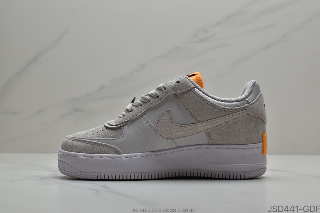 200 公司级Nike  Air Force 1 Shadow 粉橙拼接CU3446-001