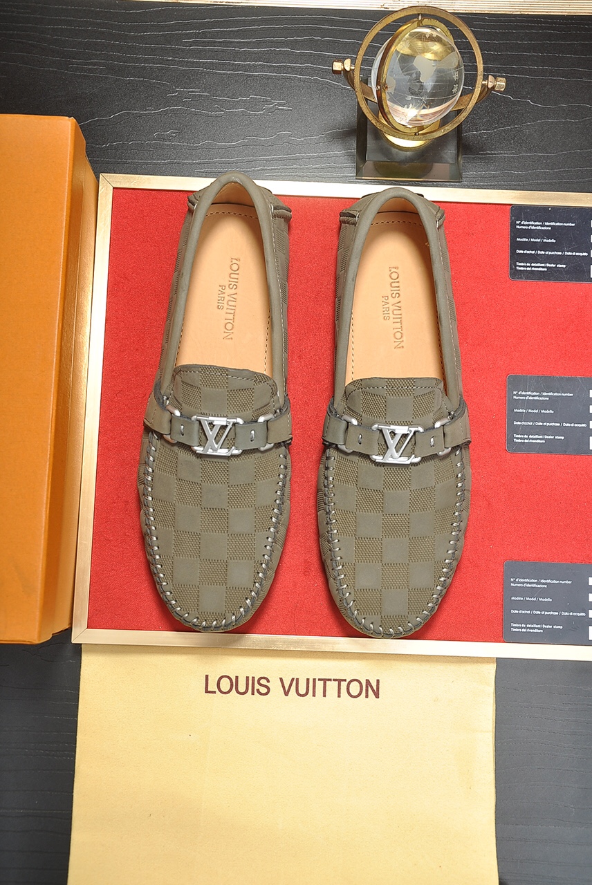 Louis Vuitton Shoes Moccasin Cowhide