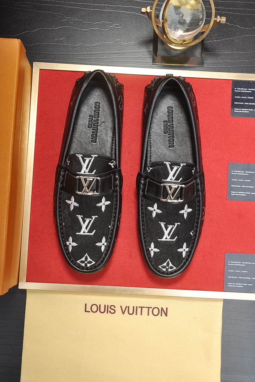 Louis Vuitton Shoes Moccasin Cowhide